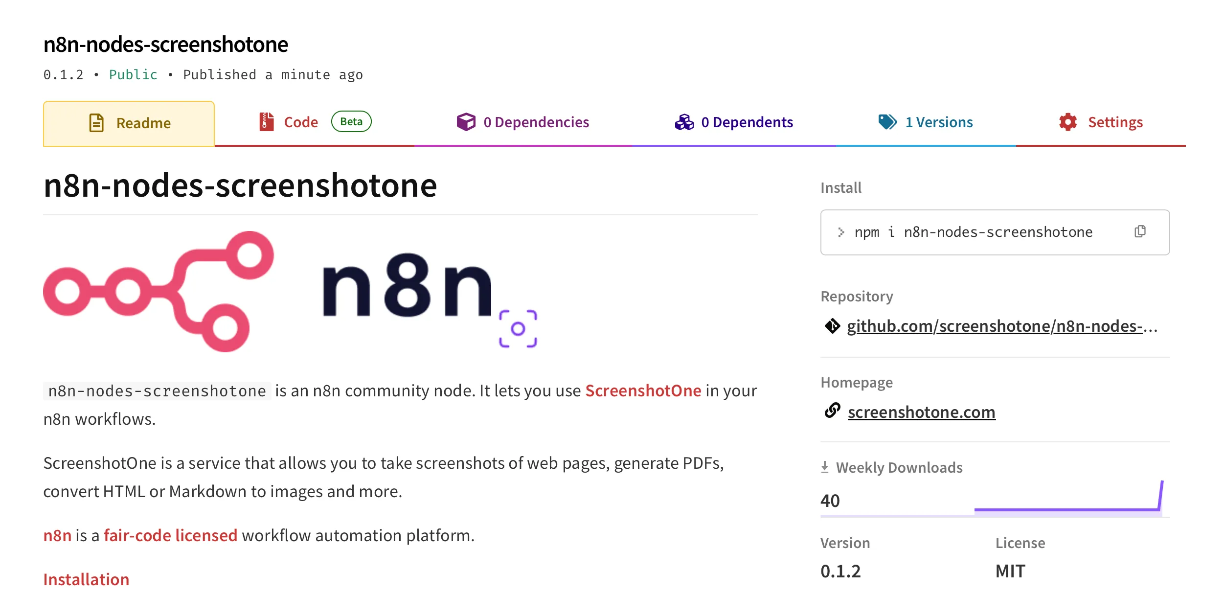 n8n integration workflow screen